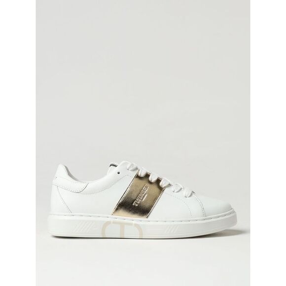 Twinset Beige Polyester Athletic Sneakers